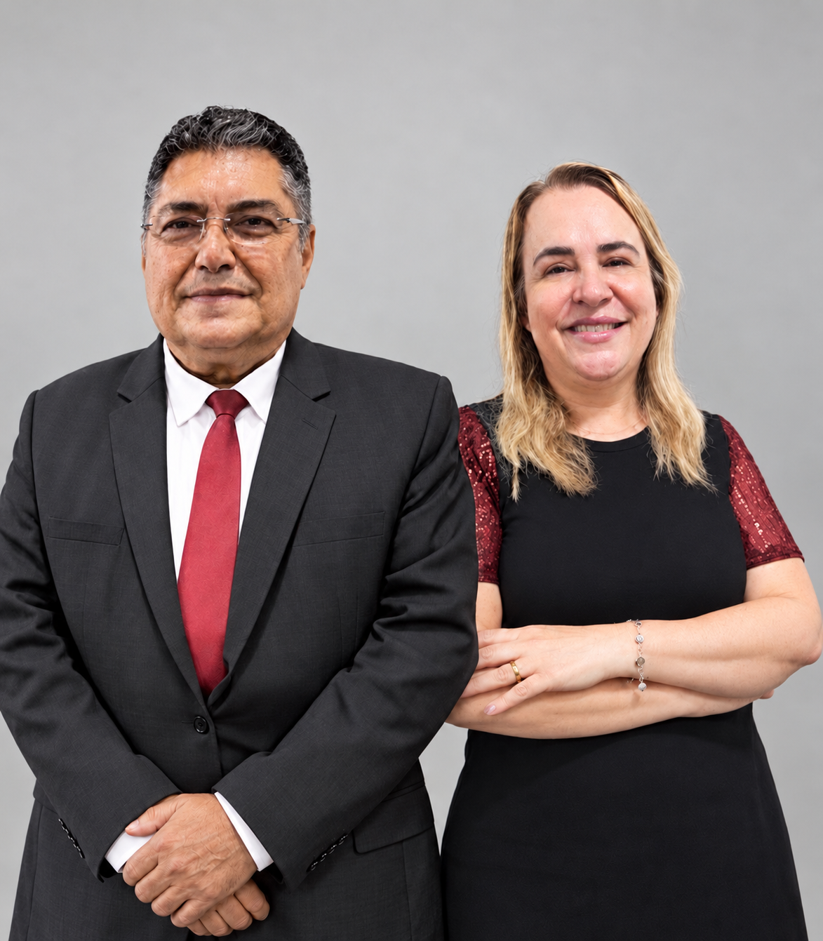 Pr. Vanderlei e sua esposa, Pra. Sílvia.